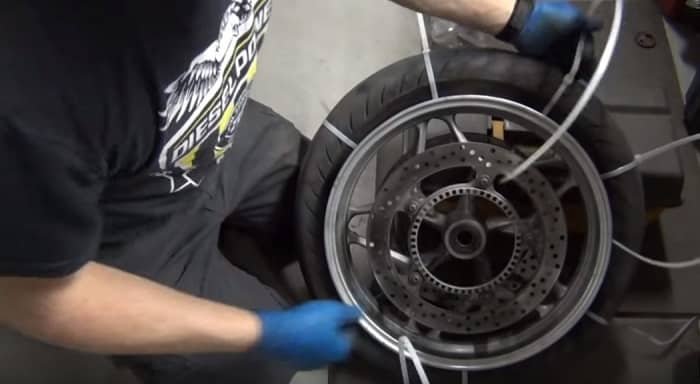 Change Motorcycle Tire With Zip Ties | Reviewmotors.co