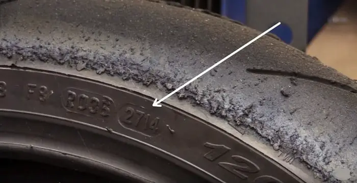 Motorcycle tire age